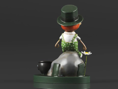 Lori Mitchell 13308 Leprechaun Boy Figurine 3D Print Model
