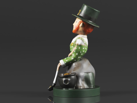 Lori Mitchell 13308 Leprechaun Boy Figurine Modèles 3D en vedette
