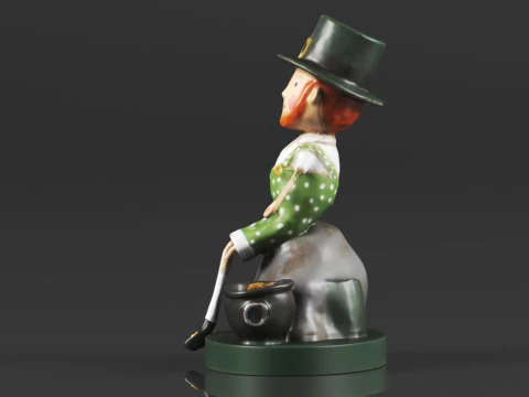 Lori Mitchell 13308 Leprechaun Boy Figurine 3D Print Model