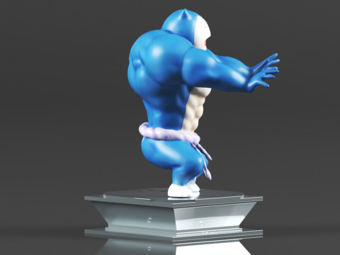 Figura de accin Pokmon Snorlax Bodybuilder Maromba Sum Model do druku 3D