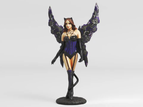 Veronese Design Feline autorstwa Luny Lakoty Model do druku 3D