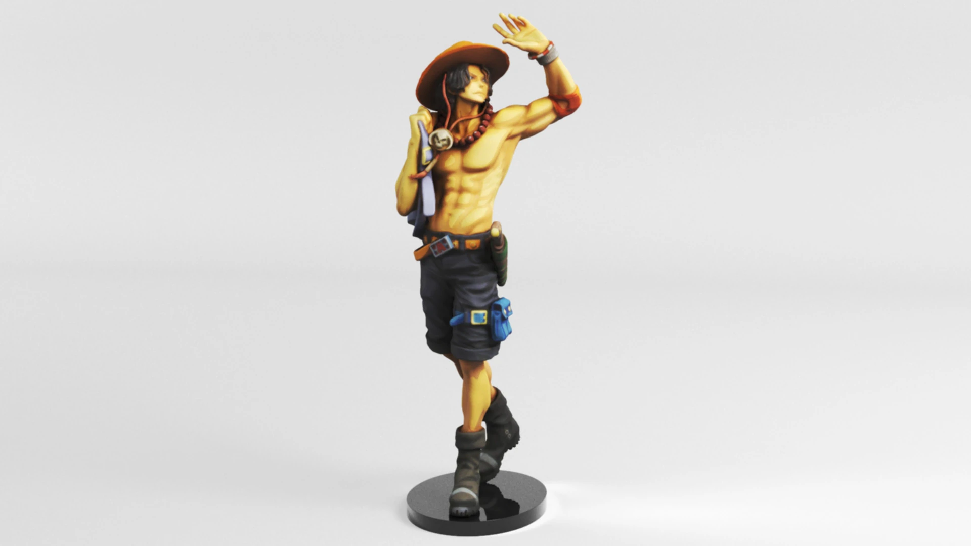 Banpresto One Piece World Figure Colosseum 3 Super Master Stars Piece The PortgasDAce Toys Games 3D Print Model .c4d .max .obj .3ds .fbx .stl .blend