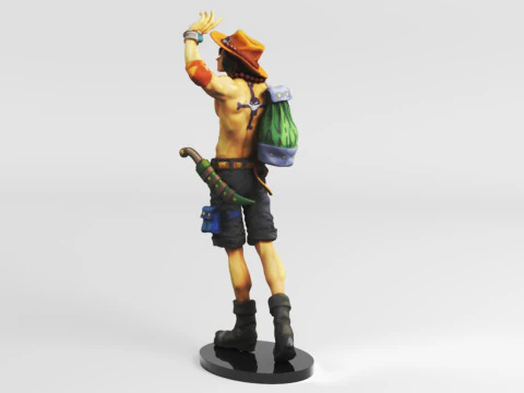 Banpresto One Piece World Figure Colosseum 3 Super Master Stars Piece The PortgasDAce Toys Games 3D Print Model