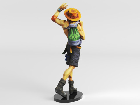 Banpresto One Piece World Figure Colosseum 3 Super Master Stars Piece The PortgasDAce Toys Games Modèles 3D en vedette