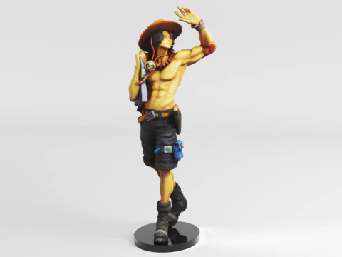 Banpresto One Piece World Figure Colosseum 3 Super Master Stars Piece The PortgasDAce Toys Games 3D Print Model