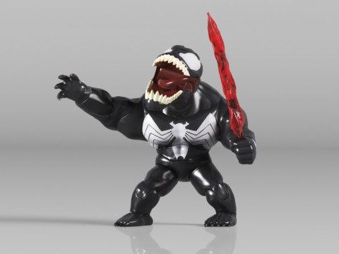 Good Smile Marvel Comics Venom Nendoroid Action Figure 3D Print Model
