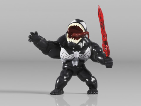 Good Smile Marvel Comics Venom Nendoroid Action Figure 3D Принт Модель