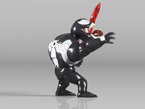 Good Smile Marvel Comics Venom Nendoroid Action Figure 3D Принт Модель