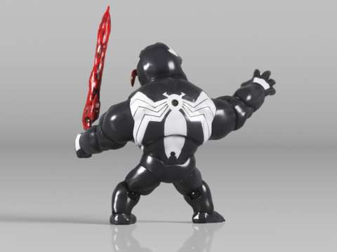 Good Smile Marvel Comics Venom Nendoroid Action Figure 3D Принт Модель