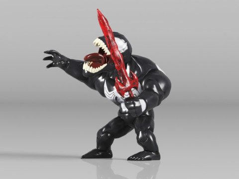 Good Smile Marvel Comics Venom Nendoroid Action Figure 3D Принт Модель