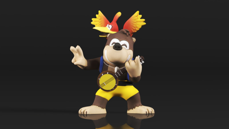 Youtooz Banjo and Kazooie Modello di stampa 3D .c4d .max .obj .3ds .fbx .stl .blend 
