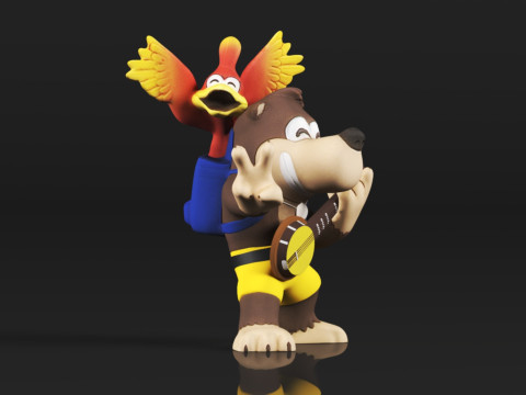Youtooz Banjo and Kazooie Modello di stampa 3D