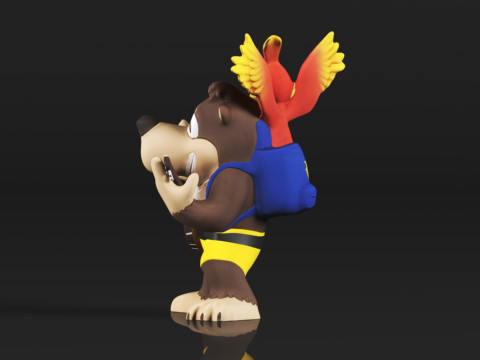 Youtooz Banjo and Kazooie Modello di stampa 3D