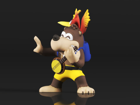 Youtooz Banjo and Kazooie Modello di stampa 3D