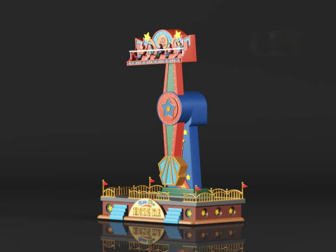 Lemax Village Collection The Shooting Star 3D Print Model