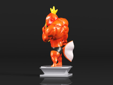 Muscle Show Series Magikarp 3D Baskı Modeli