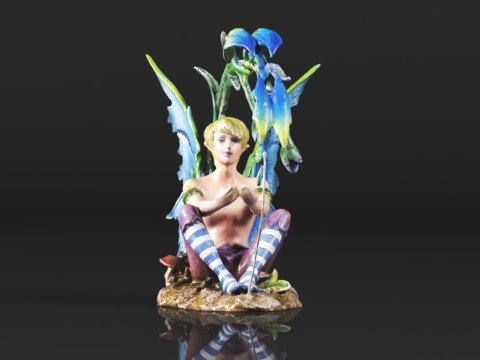 Pacific Giftware PT Amy Brown 艺术原创系列男孩 3D 打印模型