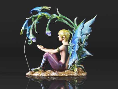 Pacific Giftware PT Amy Brown 艺术原创系列男孩 3D 打印模型