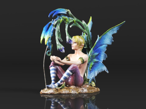 Pacific Giftware PT Amy Brown 艺术原创系列男孩 3D 打印模型