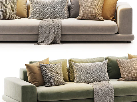 Sofa Angelo Italian 3D Model