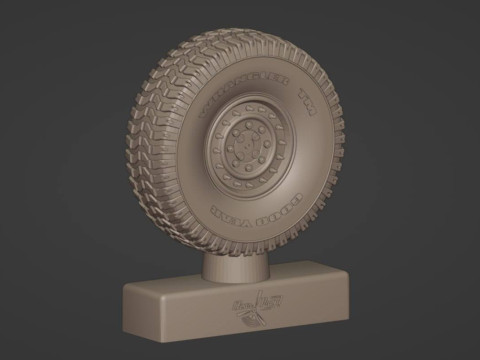 Wheel for HMMWV 165-65 3D Принт Модель