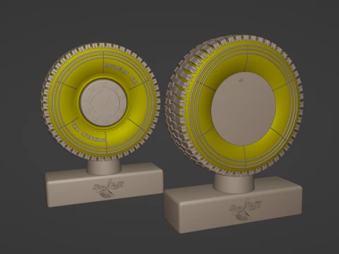 Rueda para cosaco Modelo de impresión 3D