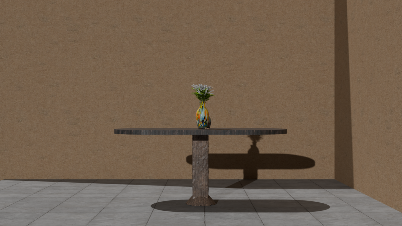 Wood table 3D मॉडल .c4d .max .obj .3ds .fbx .stl .blend