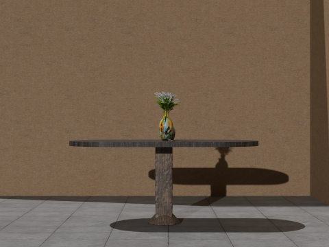 Wood table 3D Модель