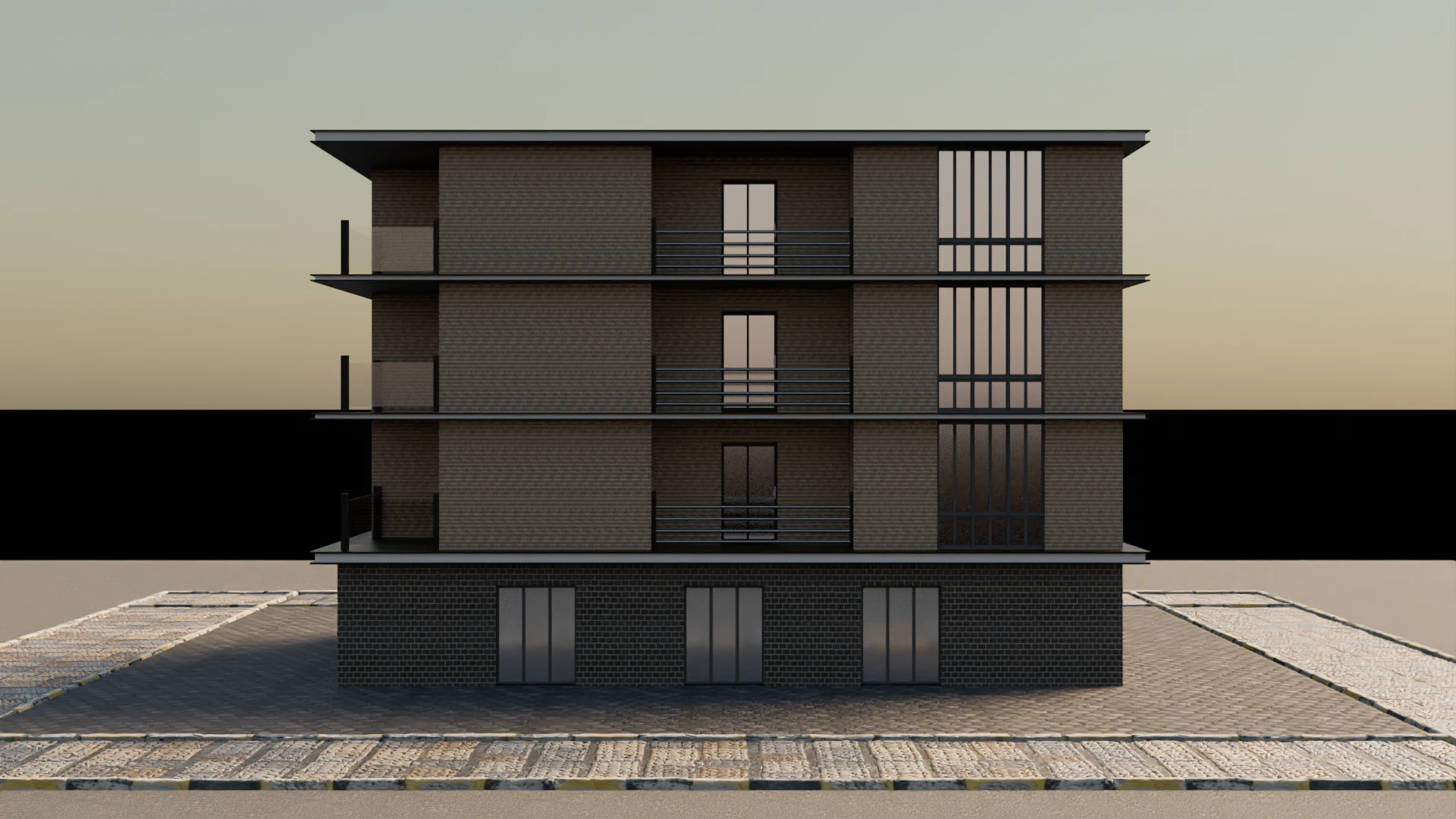 Apartment 3D Model .c4d .max .obj .3ds .fbx .stl .blend 