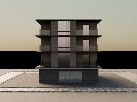 Apartment 3D 模型
