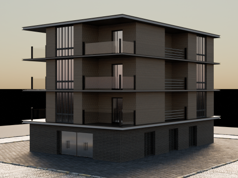 Apartment 3D 模型