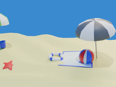 Spiaggia Modello 3D