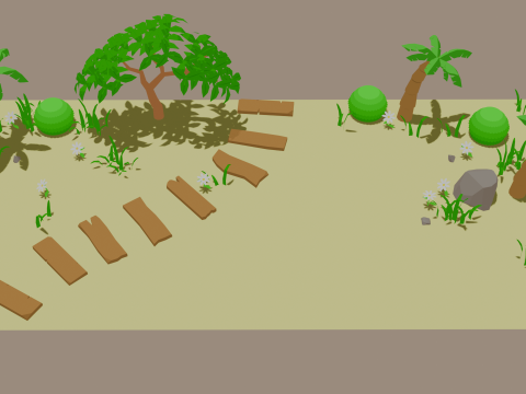 Beach map 2 3D Модель
