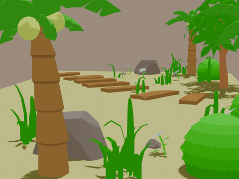 Beach map 2 Modèle 3D
