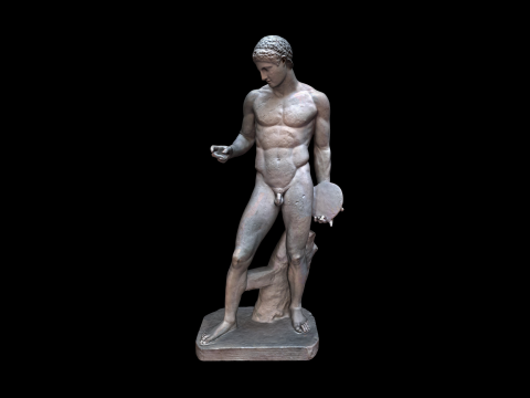 Ancient Greek sculpture - Olympic discus thrower 3D Модель