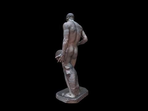 Ancient Greek sculpture - Olympic discus thrower 3D 모델