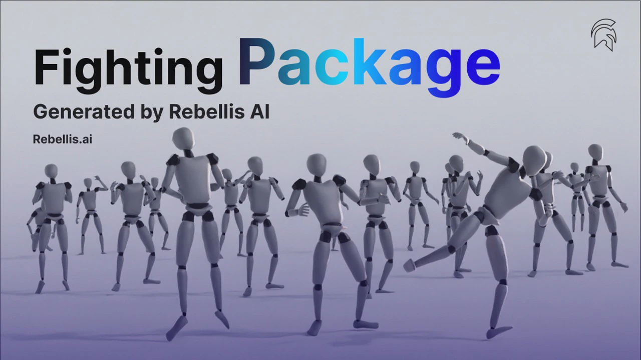 Rebellis fight pack 3D Model .c4d .max .obj .3ds .fbx .stl .blend 