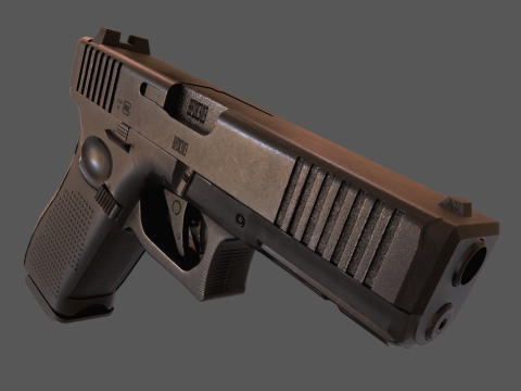 GLock 17 Gen 5 Pistol Modelo 3D