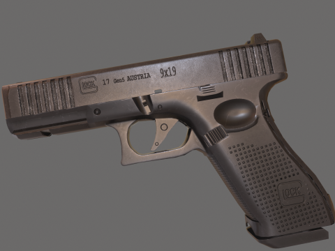 GLock 17 Gen 5 Pistol Modèle 3D