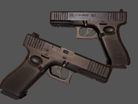 GLock 17 Gen 5 Pistol Modèle 3D