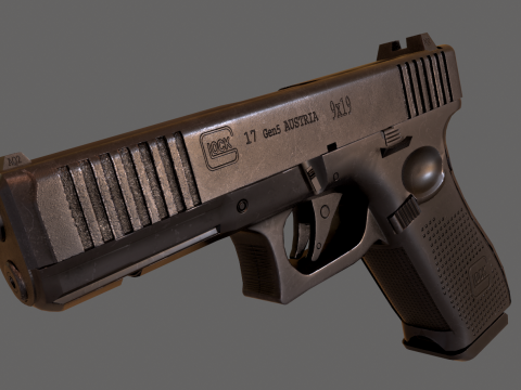 GLock 17 Gen 5 Pistol Modèle 3D