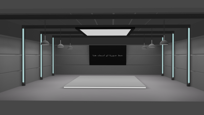 Modern Car Showroom High-Quality and Realistic Design Model 3D .c4d .max .obj .3ds .fbx .stl .blend