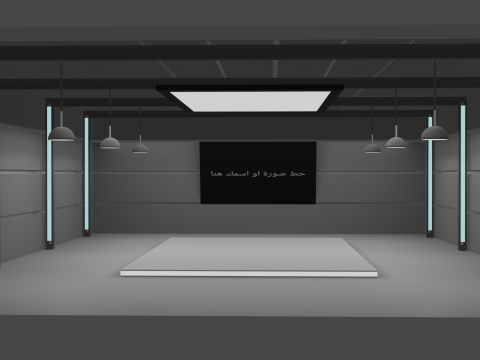Modern Car Showroom High-Quality and Realistic Design 3D Model