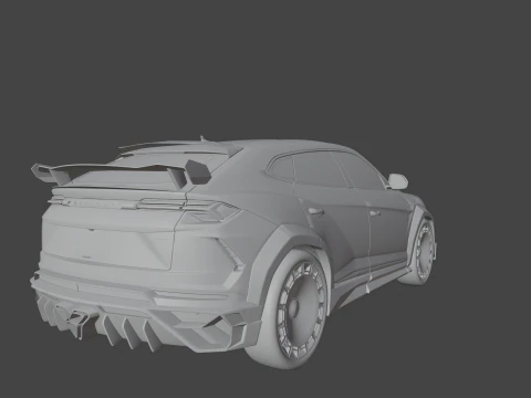 Free Iamborghini Urus Mansory 3D Model