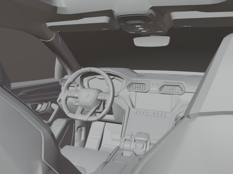 Free Iamborghini Urus Mansory 3D Model
