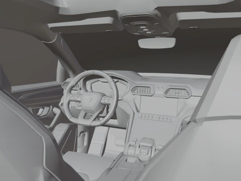 Free Iamborghini Urus Mansory 3D Model