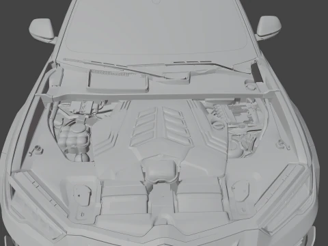 Free Iamborghini Urus Mansory 3D Model