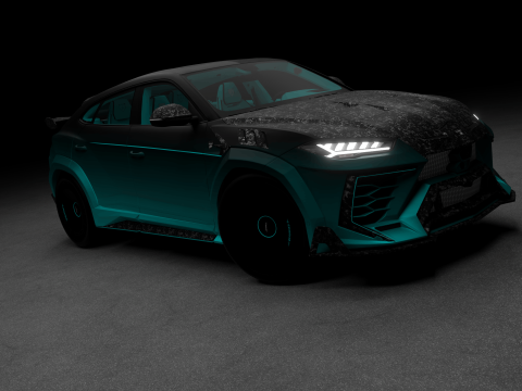 Free Iamborghini Urus Mansory 3D Model