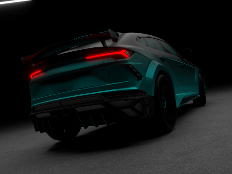 Free Iamborghini Urus Mansory 3D Model