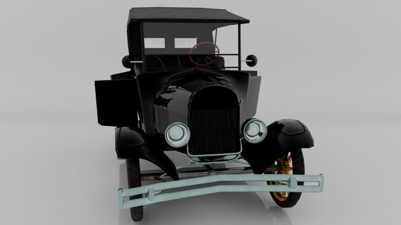 1923 Classic Car Touring Modèle 3D .c4d .max .obj .3ds .fbx .stl .blend 